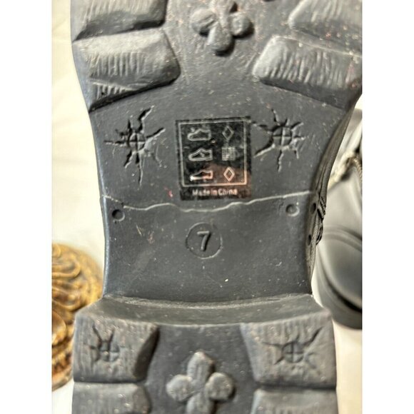 Sean Alan Riley Waterproof Black Ankle Boot Size 7 - Picture 14 of 15